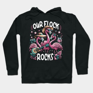 Graceful Guardians Flamingo Majesty, Ideal Tee for Nature Admirers Hoodie